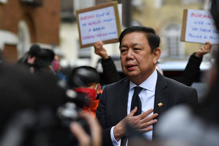 Deposto, embaixador de Mianmar é impedido de entrar na embaixada em Londres