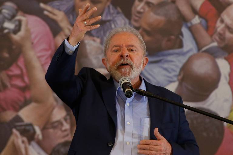 O ex-presidente Lula em 2021