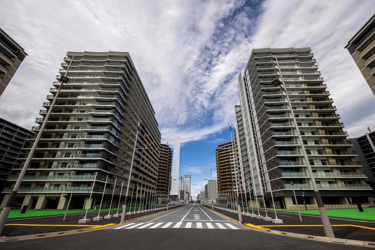 Abertura da Vila Olímpica em Tóquio