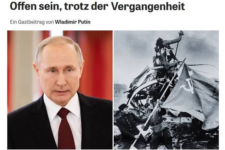 Putin cobra Europa nos 80 anos da 'guerra de aniquilação'