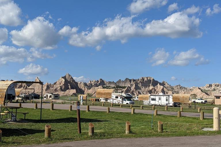 Veja imagens do Parque Nacional Badlands, que abrigou 'Nomadland'