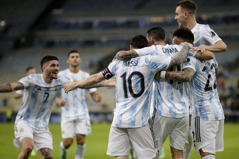 Final da Copa América entre Brasil e Argentina