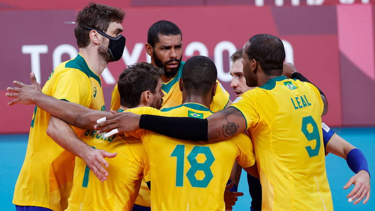 Brasil x Tunísia pelo vôlei masculino dos Jogos Olímpicos