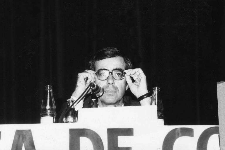  O economista Carlos Geraldo Langoni no Seminário Internacional de Comércio Exterior em Brasília, em 1988