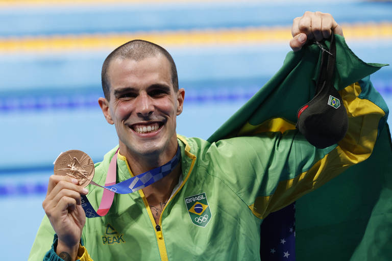 Bruno Fratus é medalha de Bronze nas Olimpíadas de Tóquio 2020