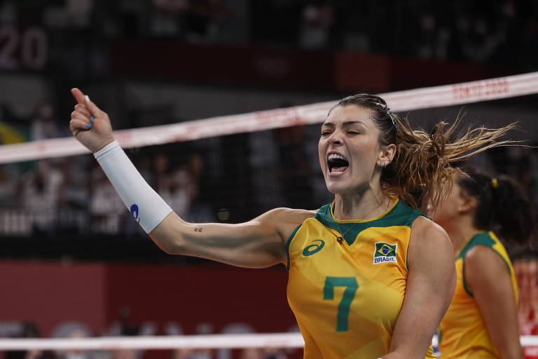 Rosamaria foi um dos destaques do Brasil na vitória contra a equipe russa