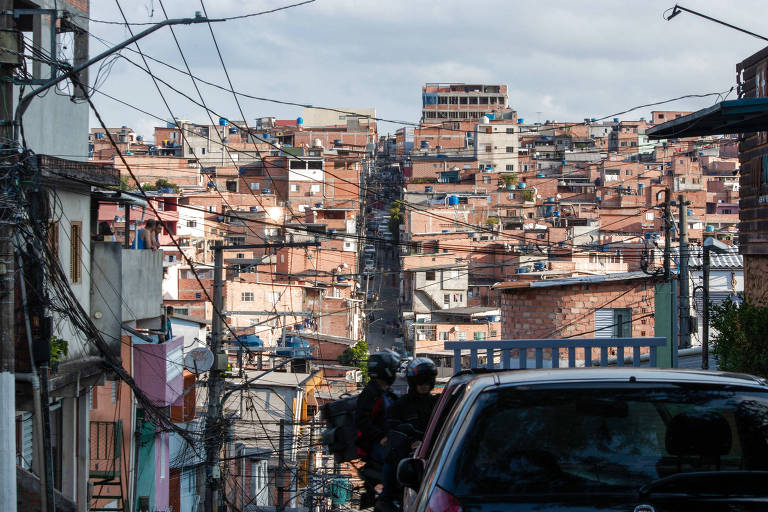 Paraisópolis, na zona sul de São Paulo, pertence ao distrito de Vila Andrade