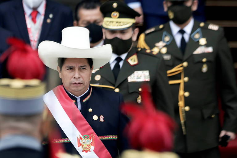 Castillo é o presidente com pior avaliação para o início do mandato no Peru