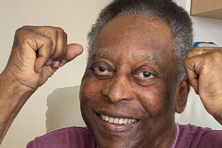 Imagem do rosto de Pelé