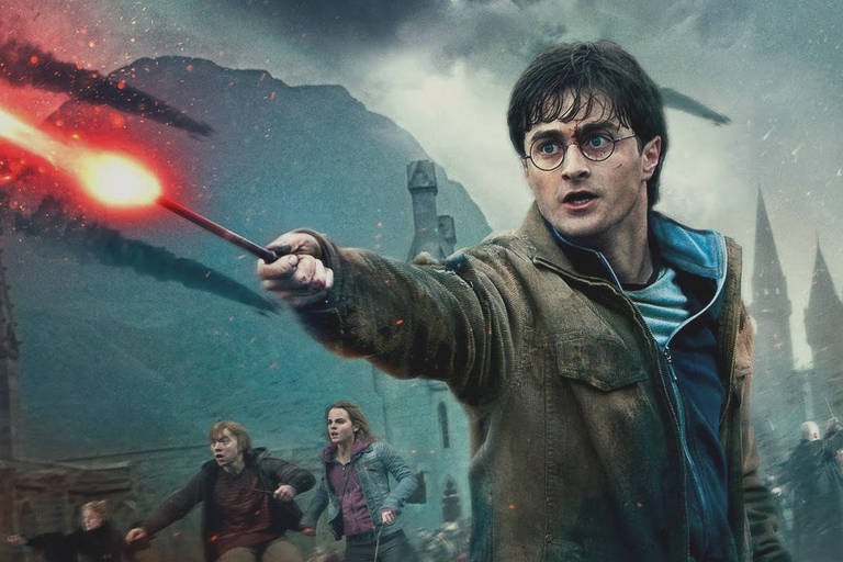 Daniel Radcliffe em imagem promocional do filme "Harry Potter e as Relíquias da Morte - Parte 2"