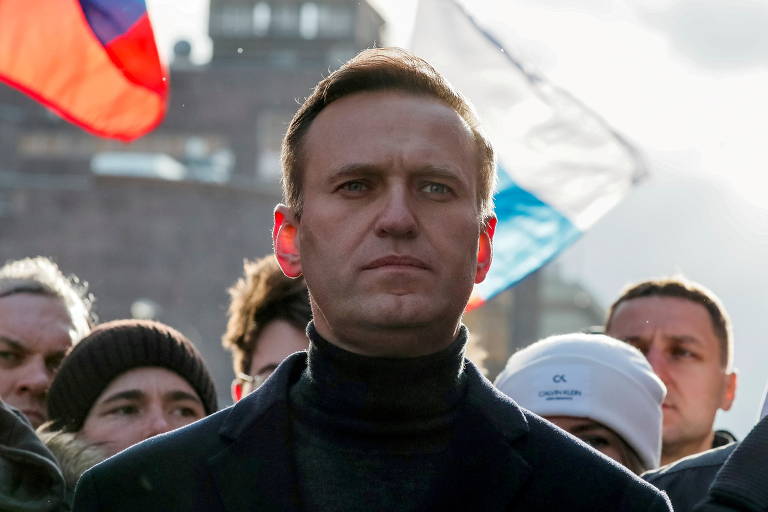 Alexei Navalni, opositor de Vladimir Putin, na Rússia
