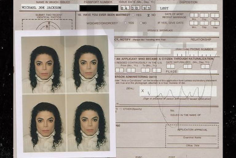 Documento antigo de Michael Jackson é vendido por R$ 400 mil