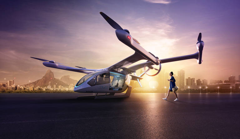 Conheça o 'carro voador' da Eve Air Mobility, empresa da Embraer