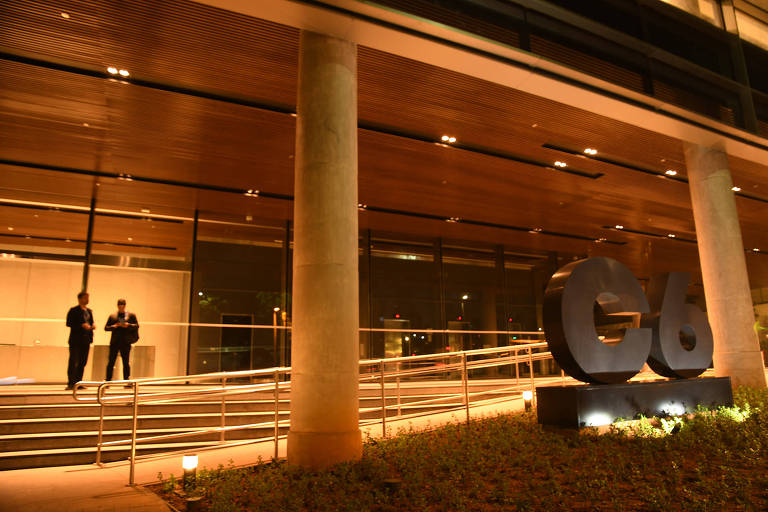 Fachada do prédio da C6 Bank em São Paulo