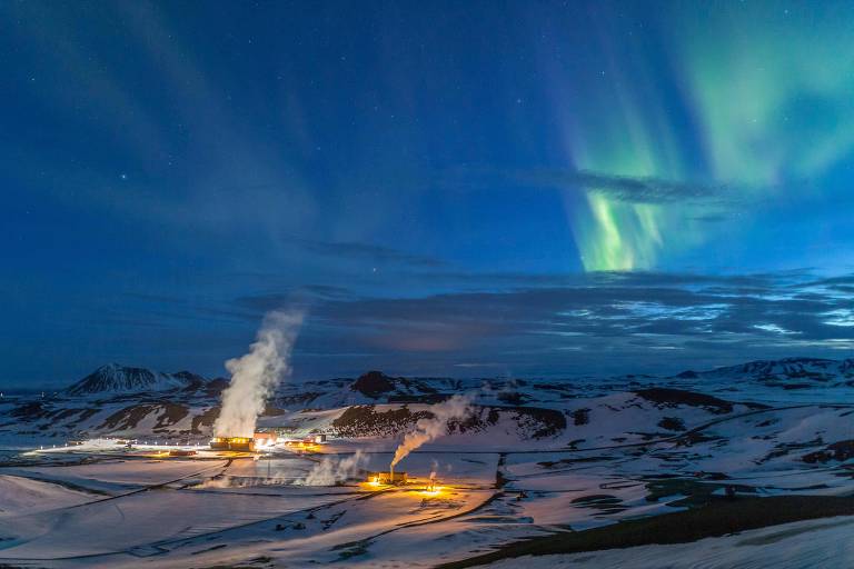 Islândia perfura vulcão para criar observatório subterrâneo de magma