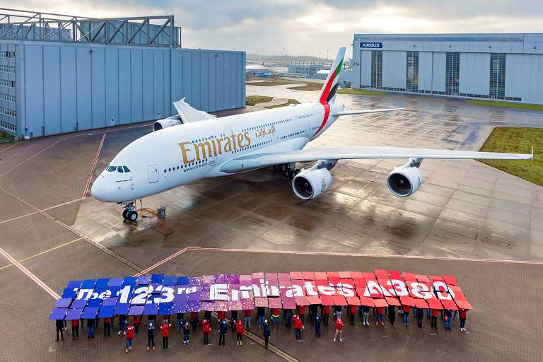 Airbus entrega o último A380, o maior avião comercial do mundo