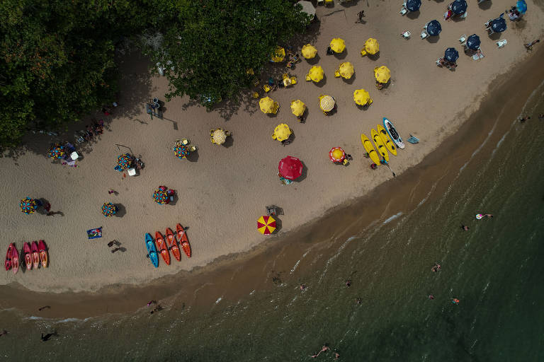 Praias no litoral de São Paulo