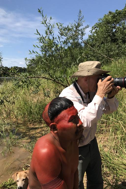 Bastidores da exposição Sebastião Salgado