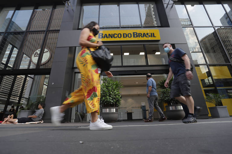 Agência do Banco do Brasil na região da avenida Paulista, em São Paulo