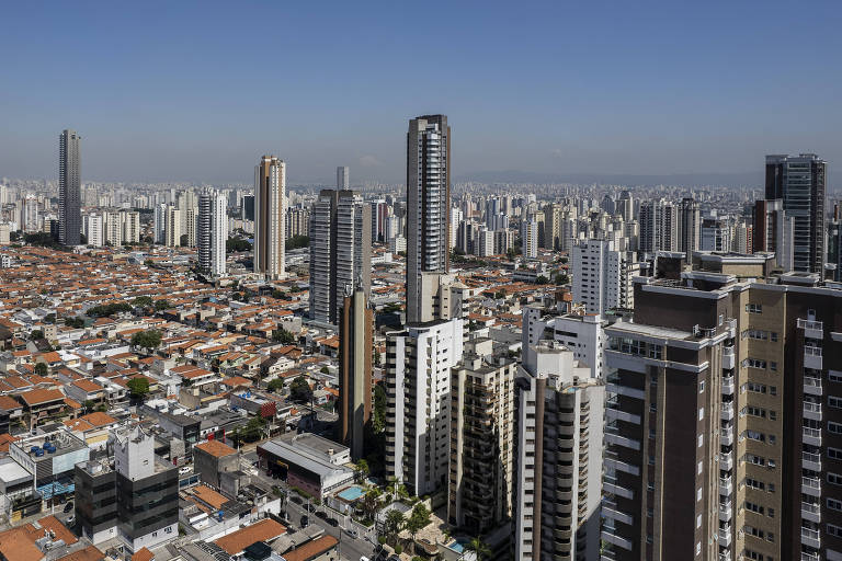 Prédios na região do Tatuapé, uma das regiões de São Paulo onde houve intensa verticalização desde o Plano Diretor de 2014
