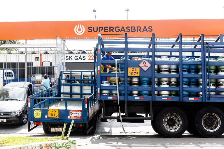 Distribuidora da Supergasbrás na Vila Mazzei, zona norte de São Paulo