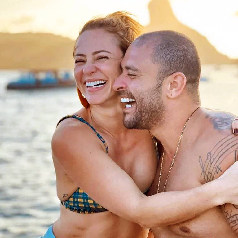 Casal Paolla Oliveira e Diogo Nogueira