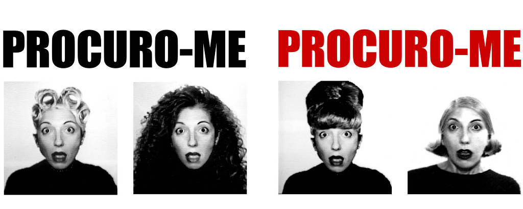 Obra da série 'Procuro-me' (2001), de Lenora de Barros