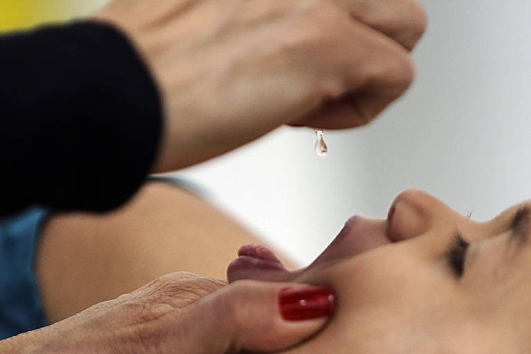 SP vacina 11,5% das crianças de 1 a 4 anos contra a poliomielite