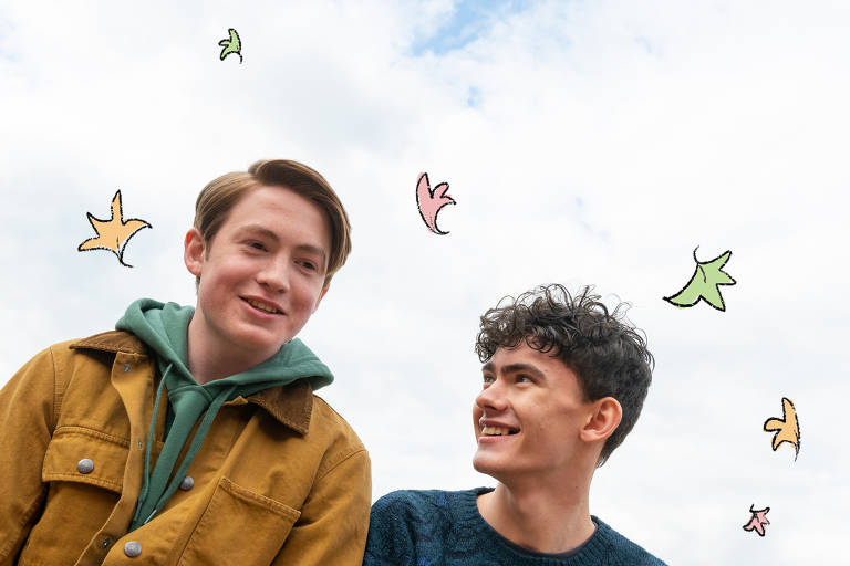 Cena de 'Heartstopper', seriado da Netflix inspirado por quadrinhos de Alice Oseman