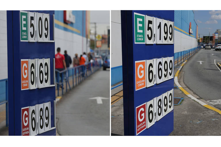 Postos de gasolina exibem preço dos combustíveis com duas casas decimais