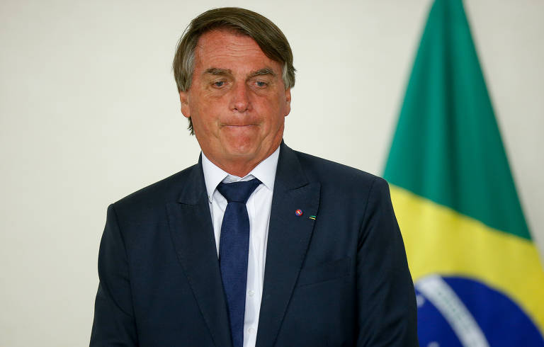 O presidente Jair Bolsonaro em 2022