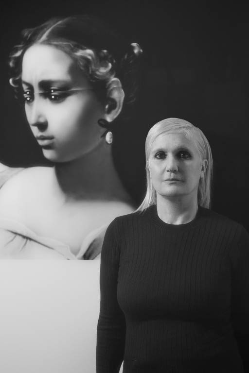 A estilista italiana Maria Grazia Chiuri, diretora criativa da Dior