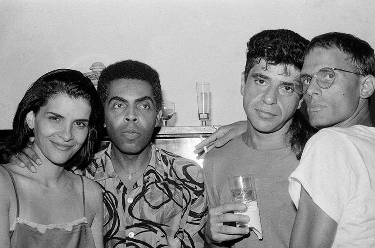 Marina Lima, Gilberto Gil, Lulu Santos e Cazuza