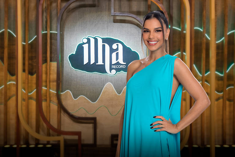 Mariana Rios substitui Sabrina Sato no reality show Ilha Record, que volta à TV