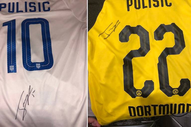 Autógrafos de Jorginho arruínam camisas de fã de jogador americano