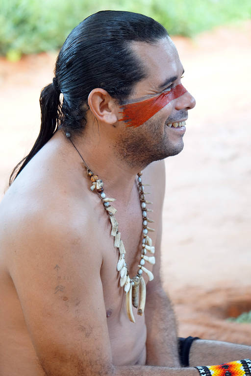 Pajé Isaias Marculino, o Guarapirá, que conduz os rituais da Lua Cheia em Baía da Traição (PB), na Terra Indígena Potiguara