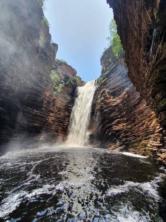 Cachoeira do Buracão, na Chapada Diamantina