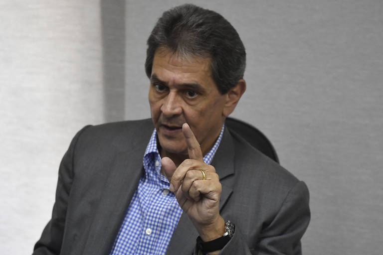 Roberto Jefferson, lançado candidato à Presidência pelo PTB, durante entrevista em 2018, em Brasília