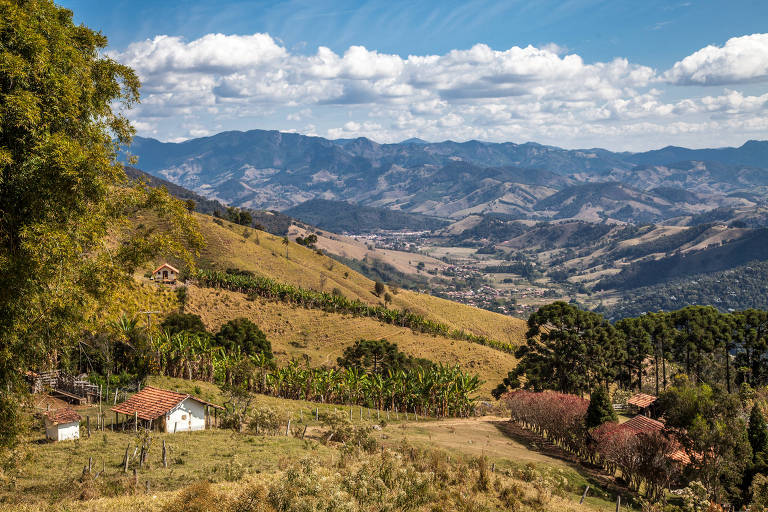 Mantiqueira tem turismo em estradas rurais fora dos centros e é chamada de 'Toscana brasileira'