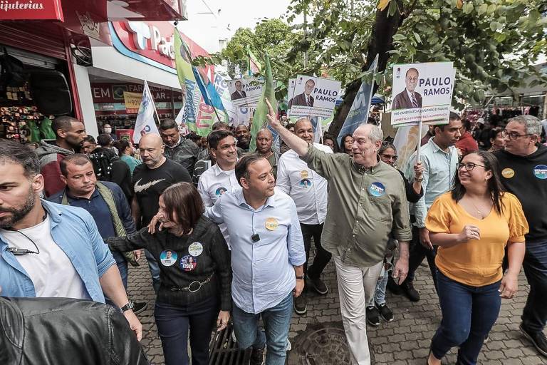 Ciro Gomes na campanha eleitoral de 2022