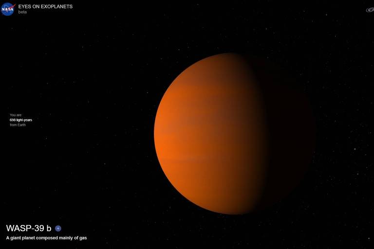Telescópio James Webb detecta CO2 em exoplaneta pela primeira vez