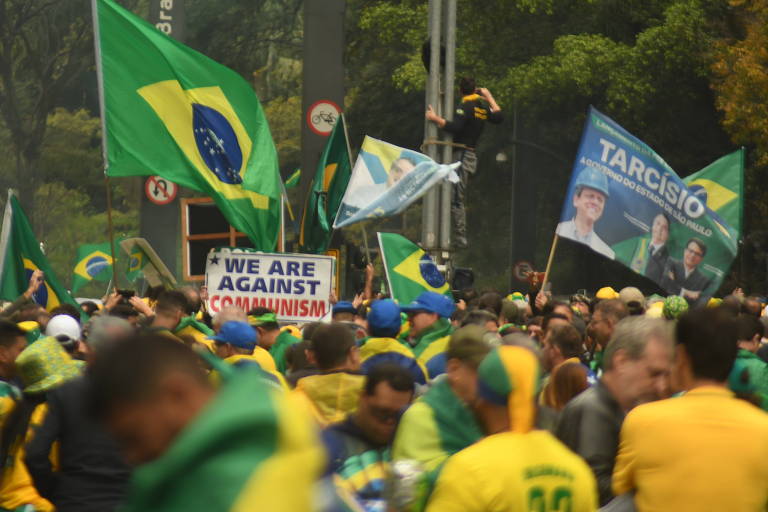 Apoiadores de Bolsonaro se reúnem em São Paulo para atos do 7 de Setembro de 2022