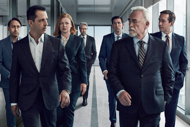 Cartaz da terceira temporada da série "Succession"