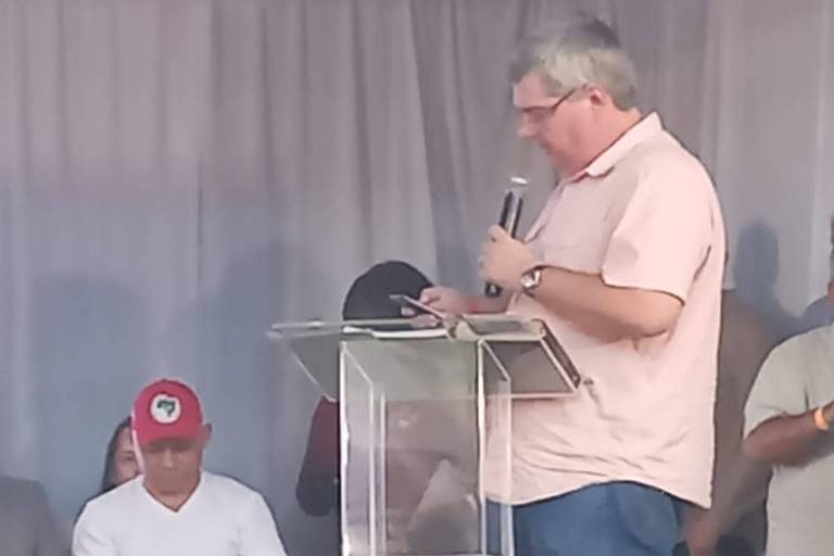 Pastor Sergio Dusilek participa de ato em apoio à campanha de Lula 