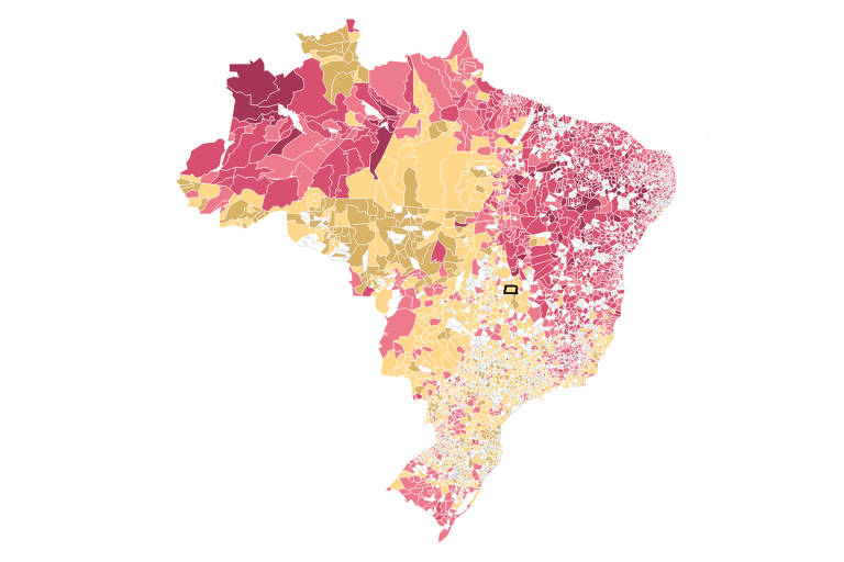 Veja como municípios votaram para presidente em 2018 e 2022