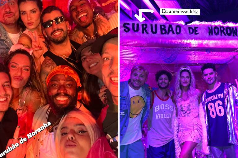 Surubão de Noronha: Porchat e Igor Cosso lembram polêmica em festa de Gio Ewbank