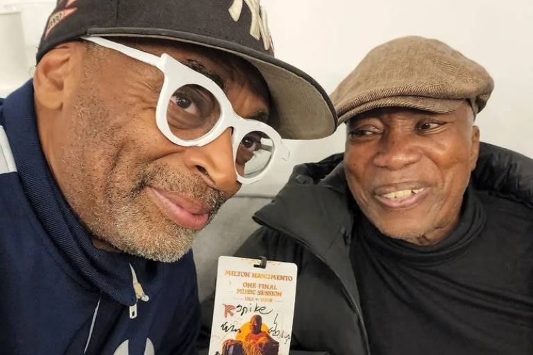 Spike Lee se encontra com Milton Nascimento em show e se mostra fã