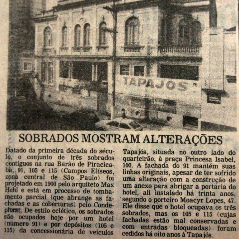 recorte de jornal antigo