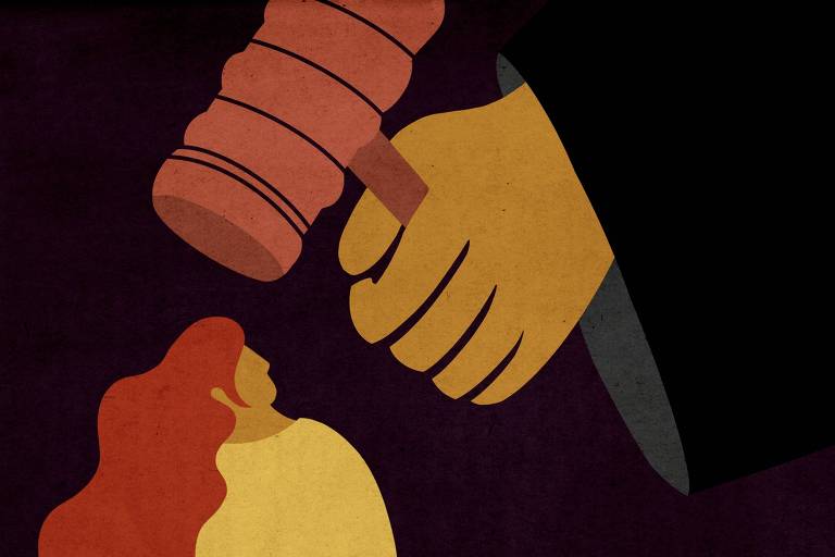 Ilustração de uso geral redes sociais relacionamento abusivo violência contra mulher abuso estupro gaslight