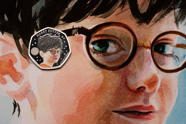 Harry Potter vai estampar moedas britânicas com 'efeito mágico'; veja fotos